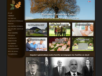 pompes-funebres-caton.fr website preview
