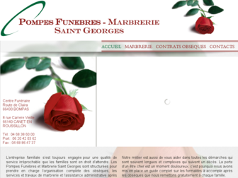 pompesfunebres-saintgeorges.com website preview