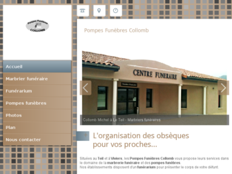 pompes-funebres-montelimar.fr website preview