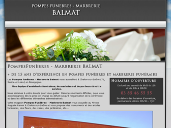 pompes-funebres-balmat.com website preview