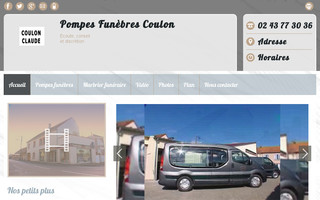 pompesfunebres-coulon.com website preview