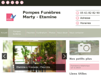 marty-pompes-funebres-fleuriste.fr website preview