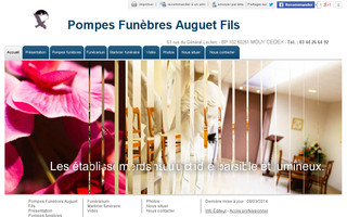 pompesfunebres-auguet.fr website preview