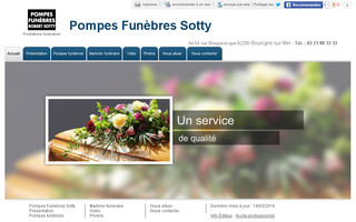 pompes-funebres-sotty.fr website preview