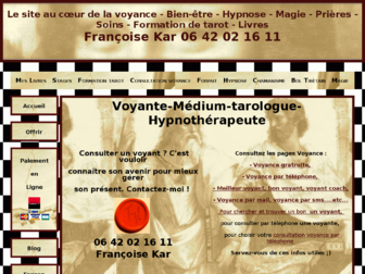 francoisekar-voyance.com website preview