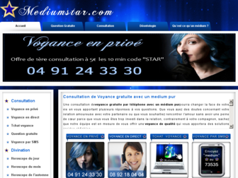mediumstar.fr website preview