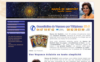 maeva-voyance.com website preview