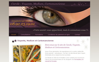 carole-voyance.com website preview