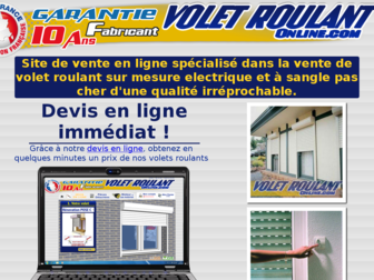 voletroulant-online.fr website preview