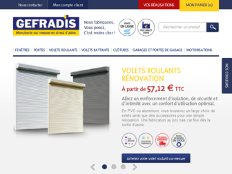 gefradis.fr website preview