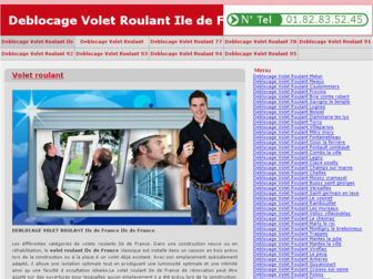 deblocagevoletroulant.net website preview