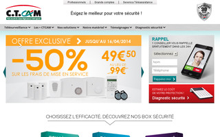 ctcam.fr website preview
