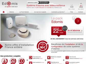 edomis.fr website preview