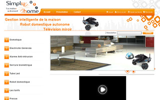 simplyhome.fr website preview