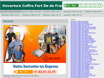 ouverturecoffrefort.org website preview