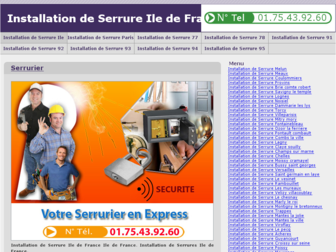 installationdeserrure.com website preview