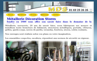 metallerie-mds.fr website preview