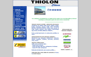 thiolon.fr website preview