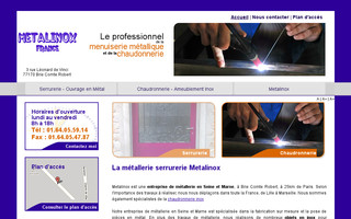 metallerie-metalinox.com website preview