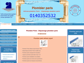 plombier-paris-artisan.fr website preview