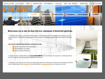 azur-service.fr website preview