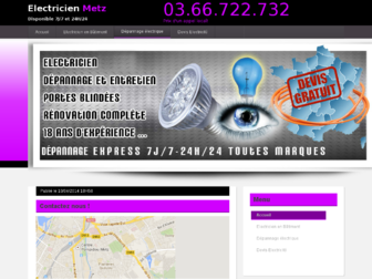 electricien-metz.com website preview