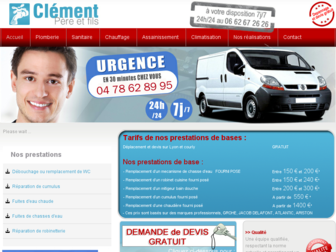 clement-plomberie-depannage.fr website preview