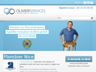 olivierservices-plomberie.fr website preview