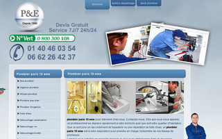 plombier-paris-19.urgence-plombier-electricien.fr website preview