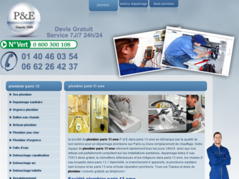 plombier-paris-13.urgence-plombier-electricien.fr website preview
