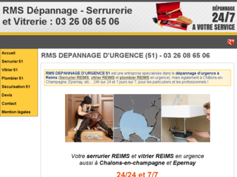 reimsserruriermetallier.fr website preview
