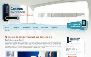 castres-cles-fermetures.fr website preview
