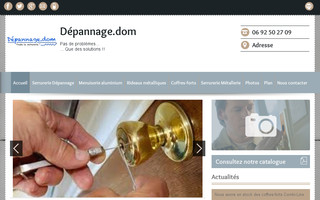 depannage-dom-serrurier.fr website preview