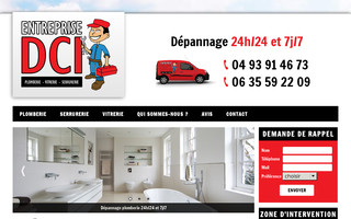 depannage-dci.com website preview