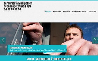 serrurier-depannage-montpellier.fr website preview