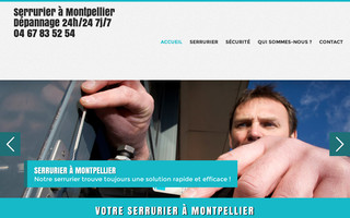 serrurier-depannage-montpellier.fr website preview