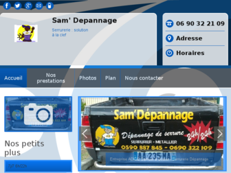 sam-depannage-guadeloupe.fr website preview