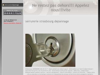 serrureriedepannagestrasbourg.fr website preview