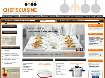 chefencuisine.com website preview