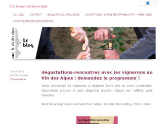 blog.levindesalpes.com website preview