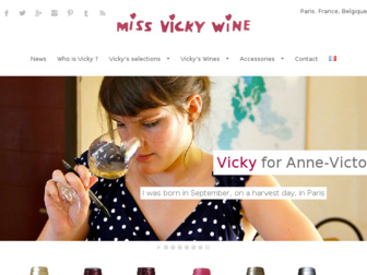 missvickywine.com website preview