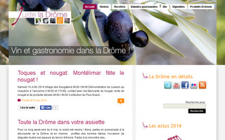 vin-gastronomie-drome.com website preview