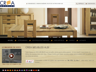 crea-meubles-albi.com website preview