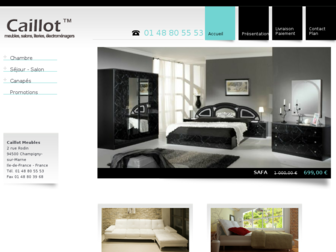 caillot-meubles.com website preview