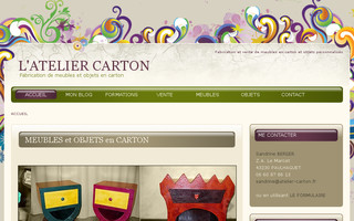 atelier-carton.fr website preview