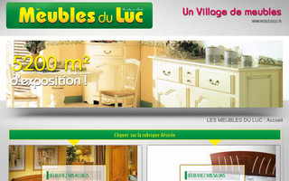meublesduluc.fr website preview