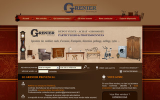 legrenierprovencal.fr website preview