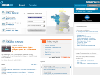 ouestjob.com website preview