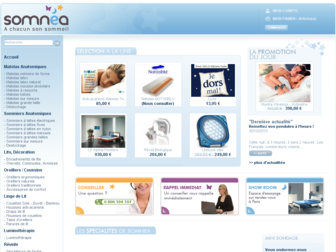 somnea.fr website preview