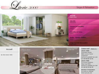 literie3000.fr website preview